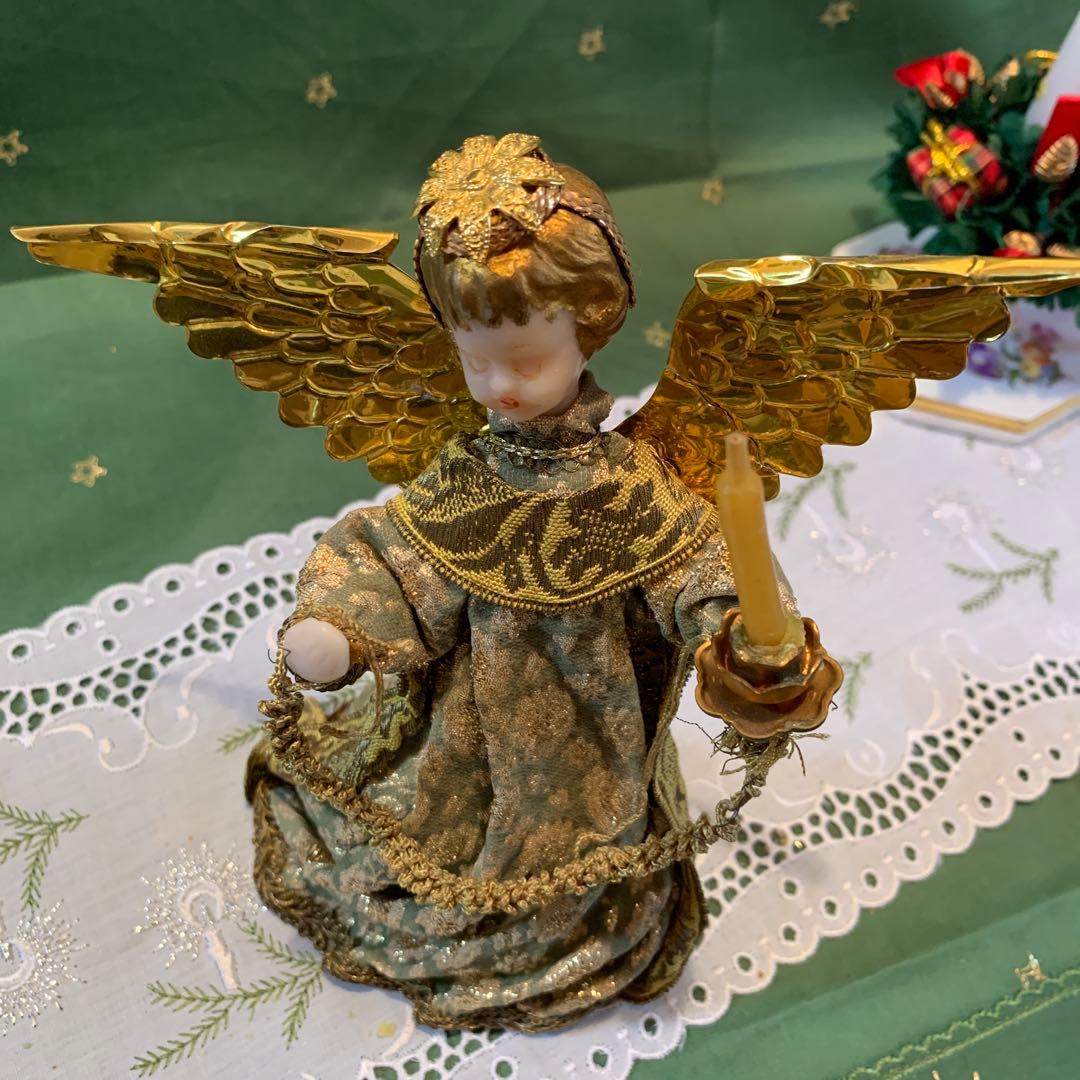 西ドイツ製　レア・ビンテージのkoestel社の蝋燭を持つ天使！可愛い！