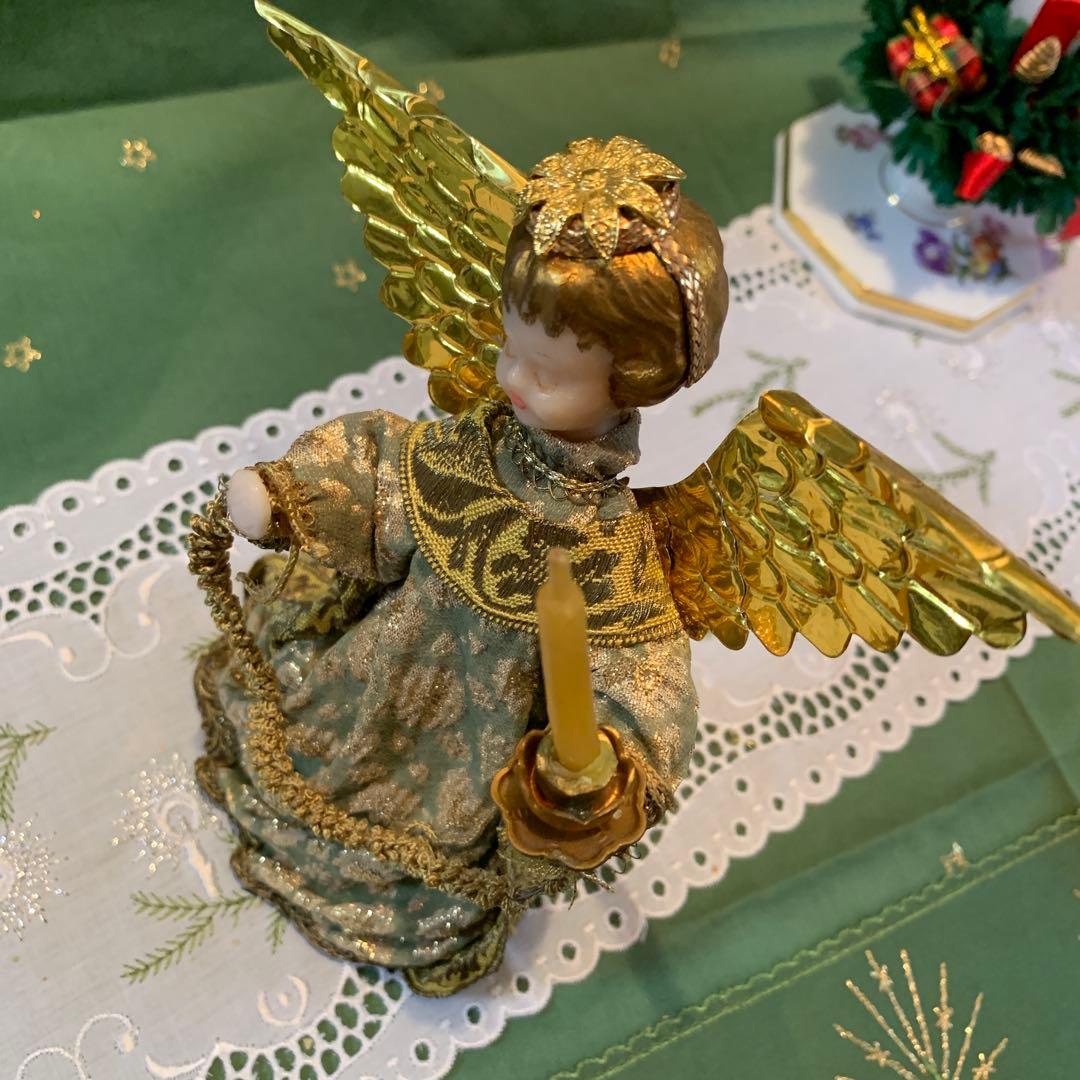 西ドイツ製　レア・ビンテージのkoestel社の蝋燭を持つ天使！可愛い！