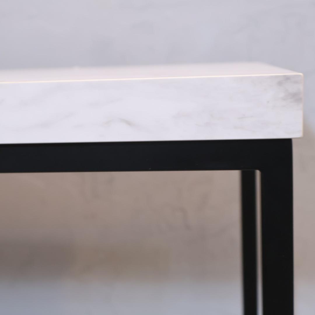 dinos ディノス Marbrim マーブリム 大理石調コンソールテーブル