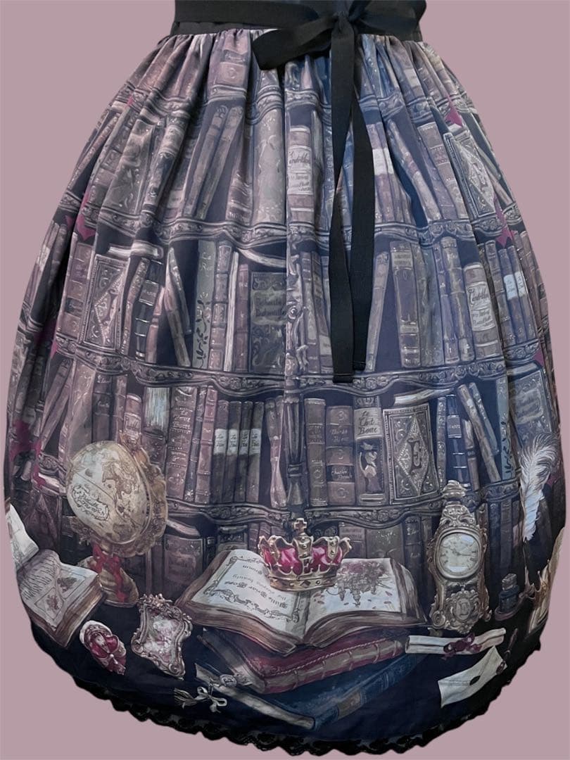 本柄ジャンパースカートEnchantlicEnchantilly