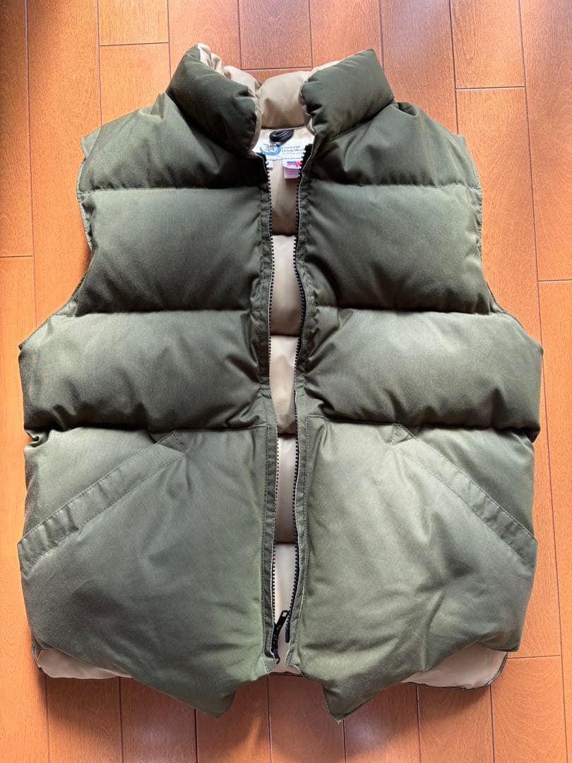 Crescent Down Works オリーブグリーン ダウンベストＭ