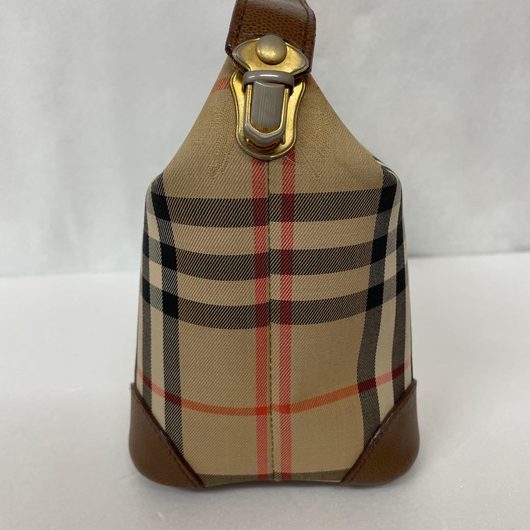 バーバリー ハンドバッグ ノバチェック シャドーホース キャンバス　トートバッグ