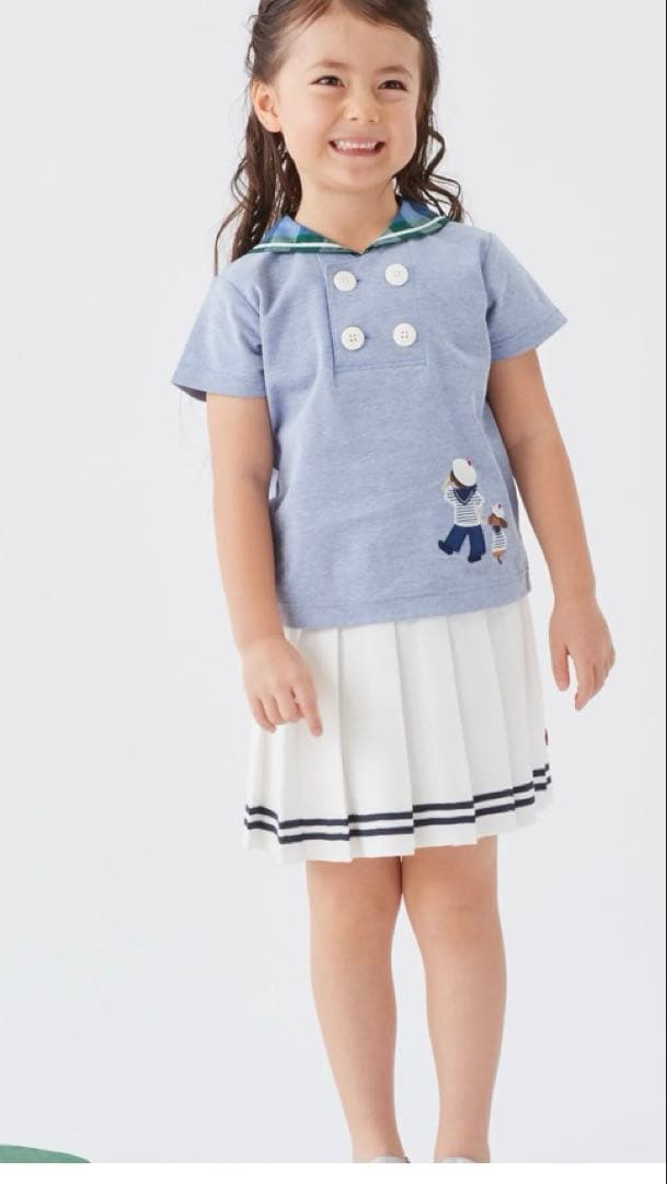 ファミリア　男の子　女の子　セーラーTシャツ120