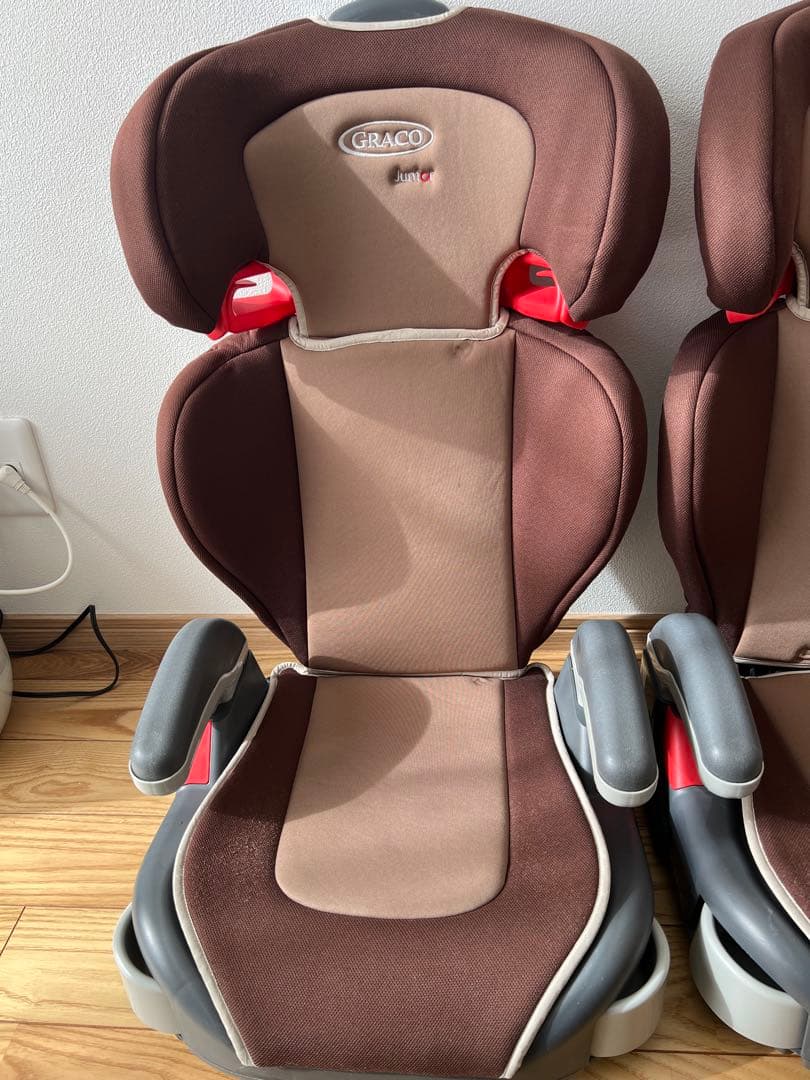 GRACO ジュニアシート ブラウン 2個セット 双子