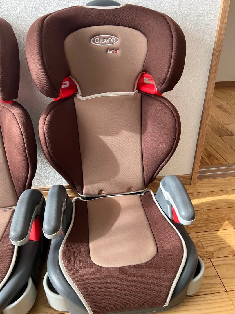 GRACO ジュニアシート ブラウン 2個セット 双子