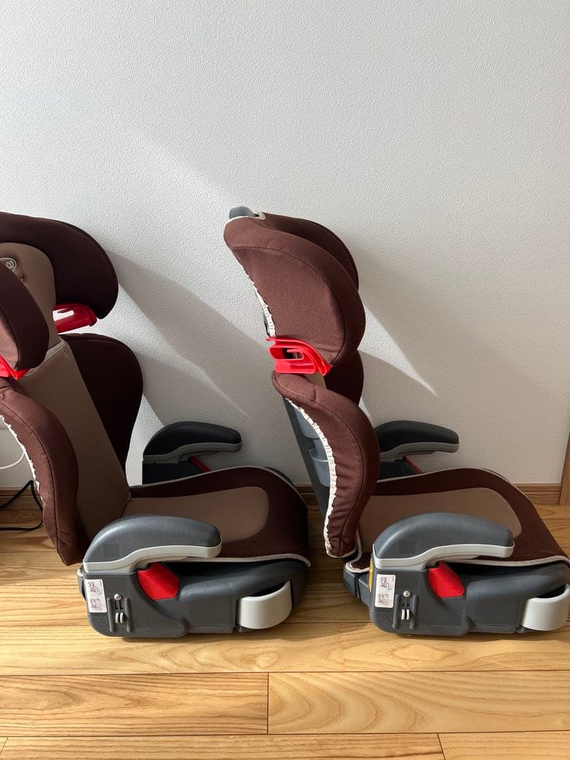 GRACO ジュニアシート ブラウン 2個セット 双子