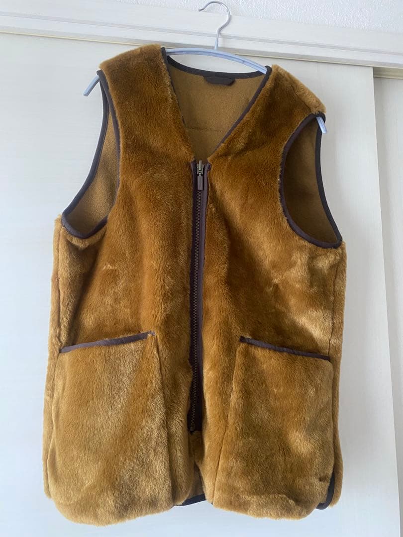 Barbour ブラウンファーベスト　サイズ38