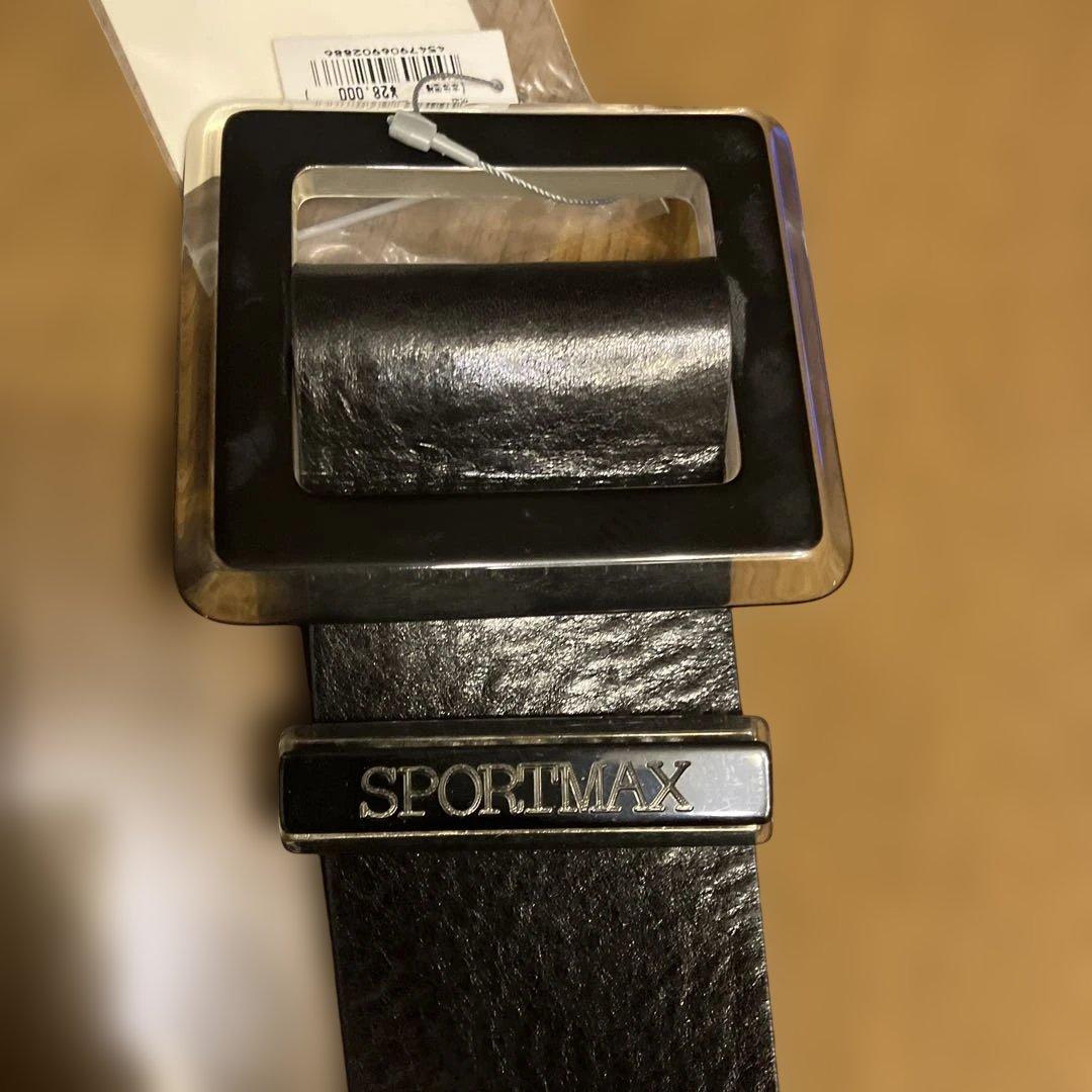 新品未使用　MaxMara ブラック ベルト