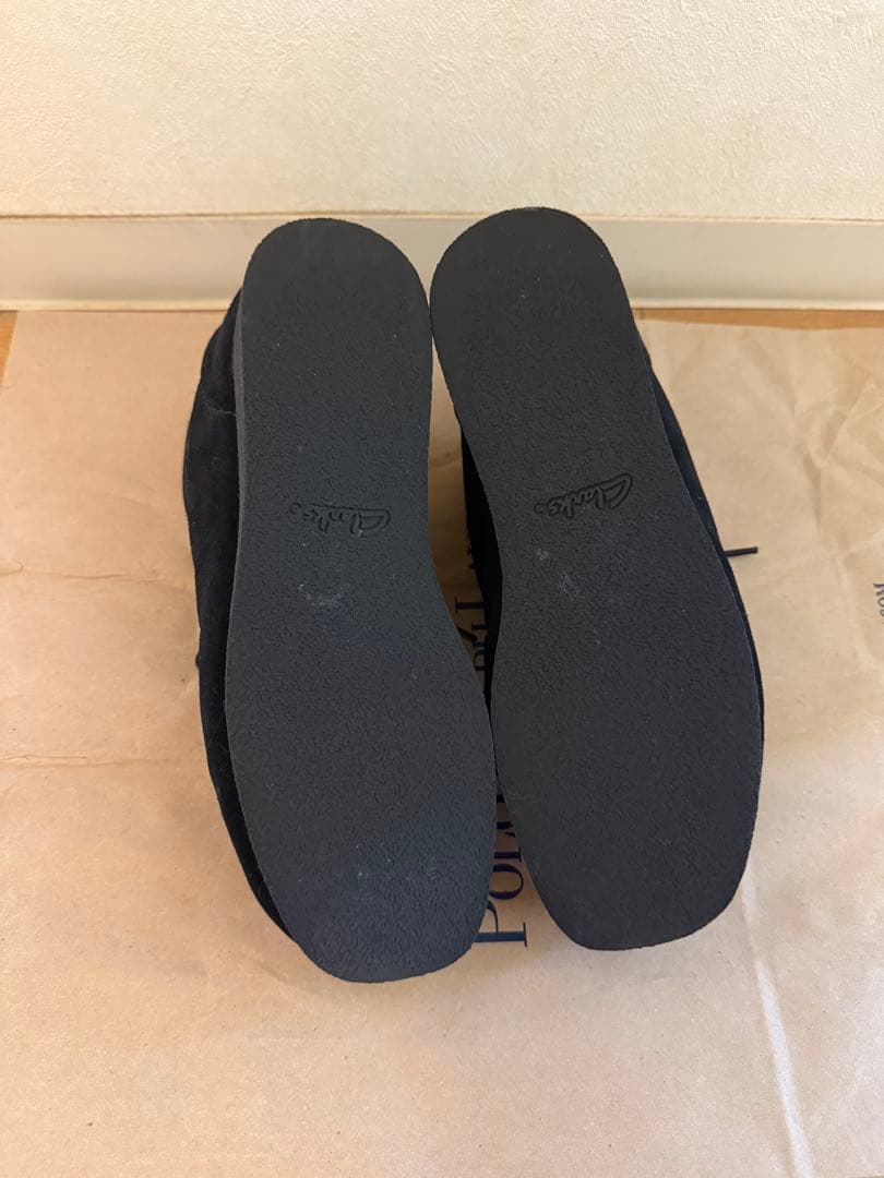Clarks クラークス ワラビー スエード 26cm ブラック