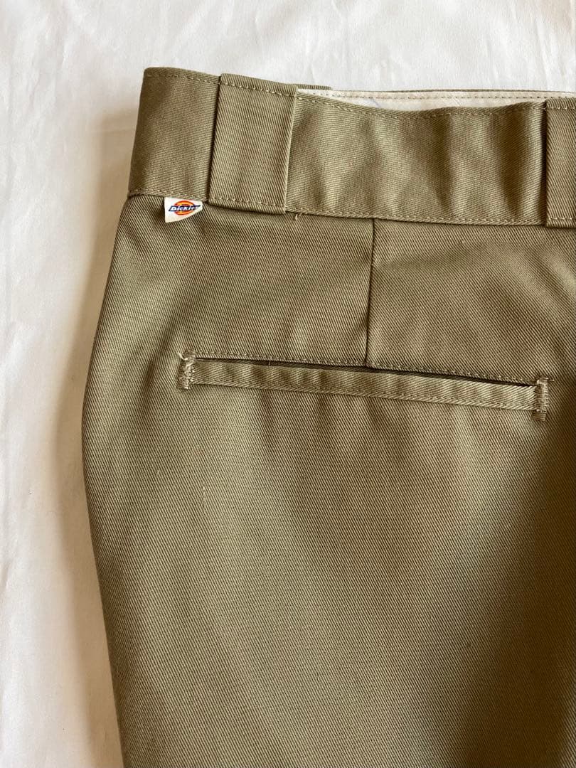 80s dickies 874 ワークパンツ チビタグ カーキ USA製