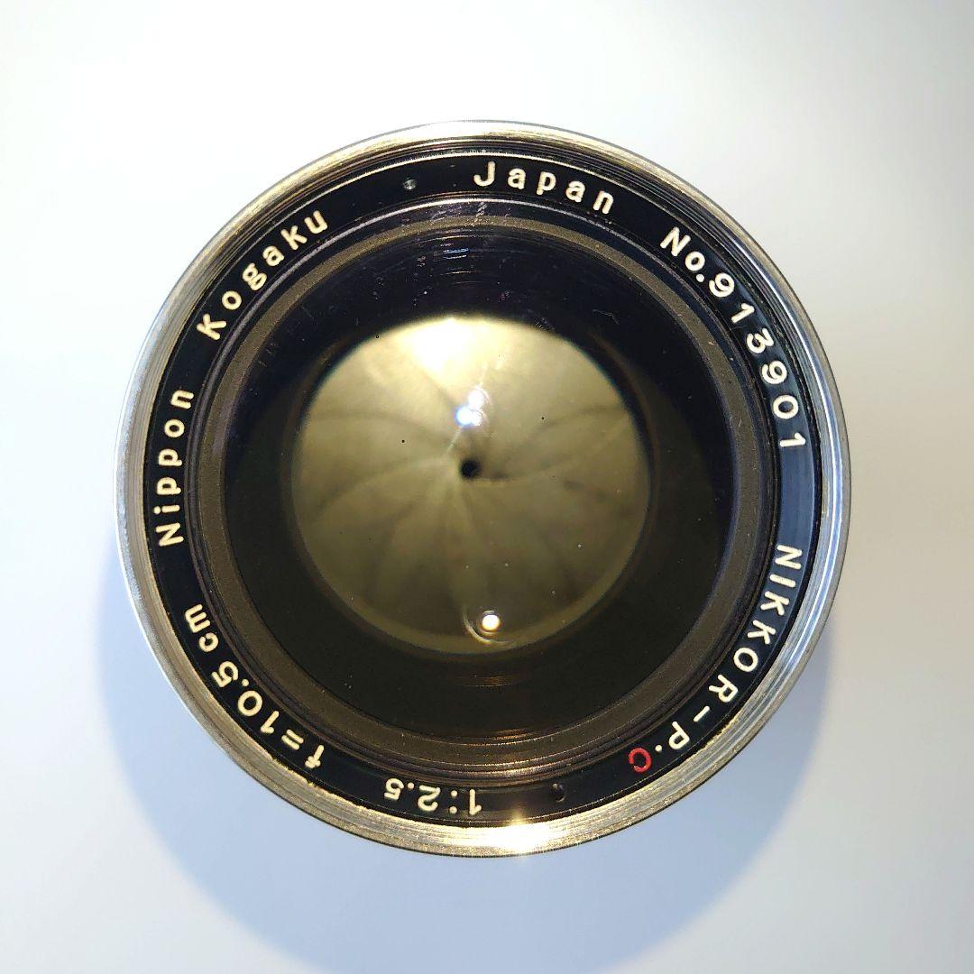 ＮikkorＰ−C AUTO 105mm Ｆ2.5スクリューマウント 革ケース付