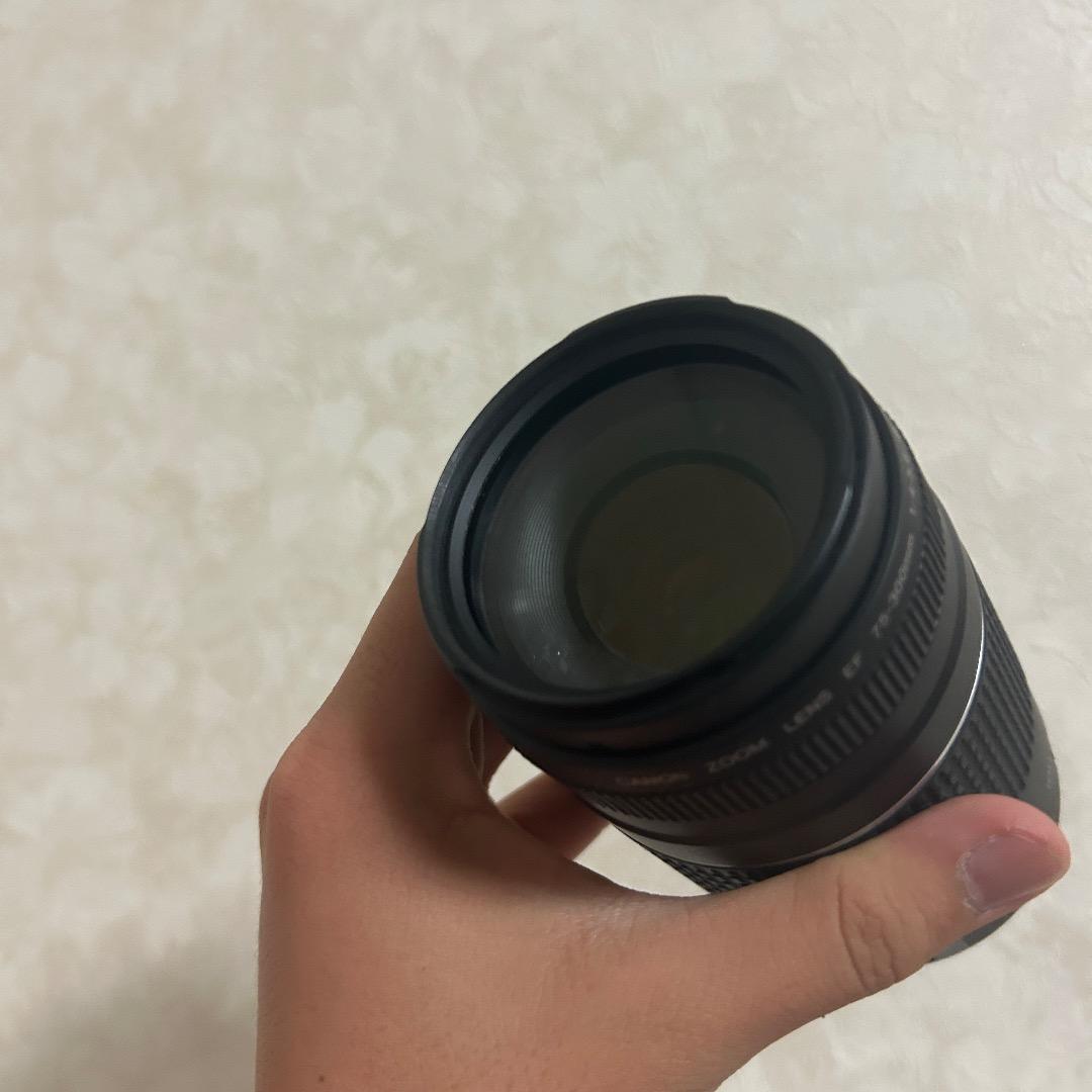 美品　Canon用　75-300mm　望遠　ズームレンズ