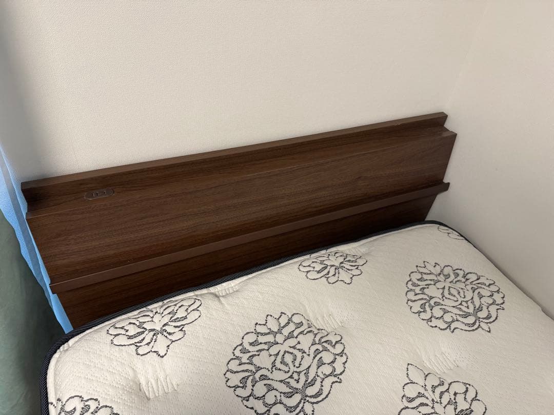 Sealy クラウンジュエル ターコイズ　シモンズボトム、ヘッドボード定価45万