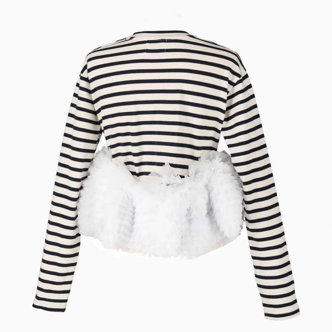 Bibiy. ビビィ　FRANCINE TULLE TOP NAVY 新品未使用