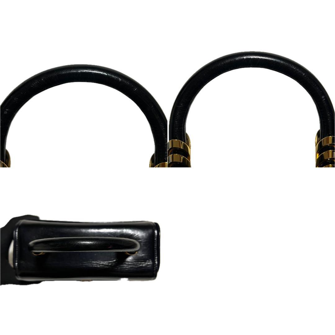 VALENTINO パーティバッグ 冠婚葬祭 合皮 ブラック ゴールド C35