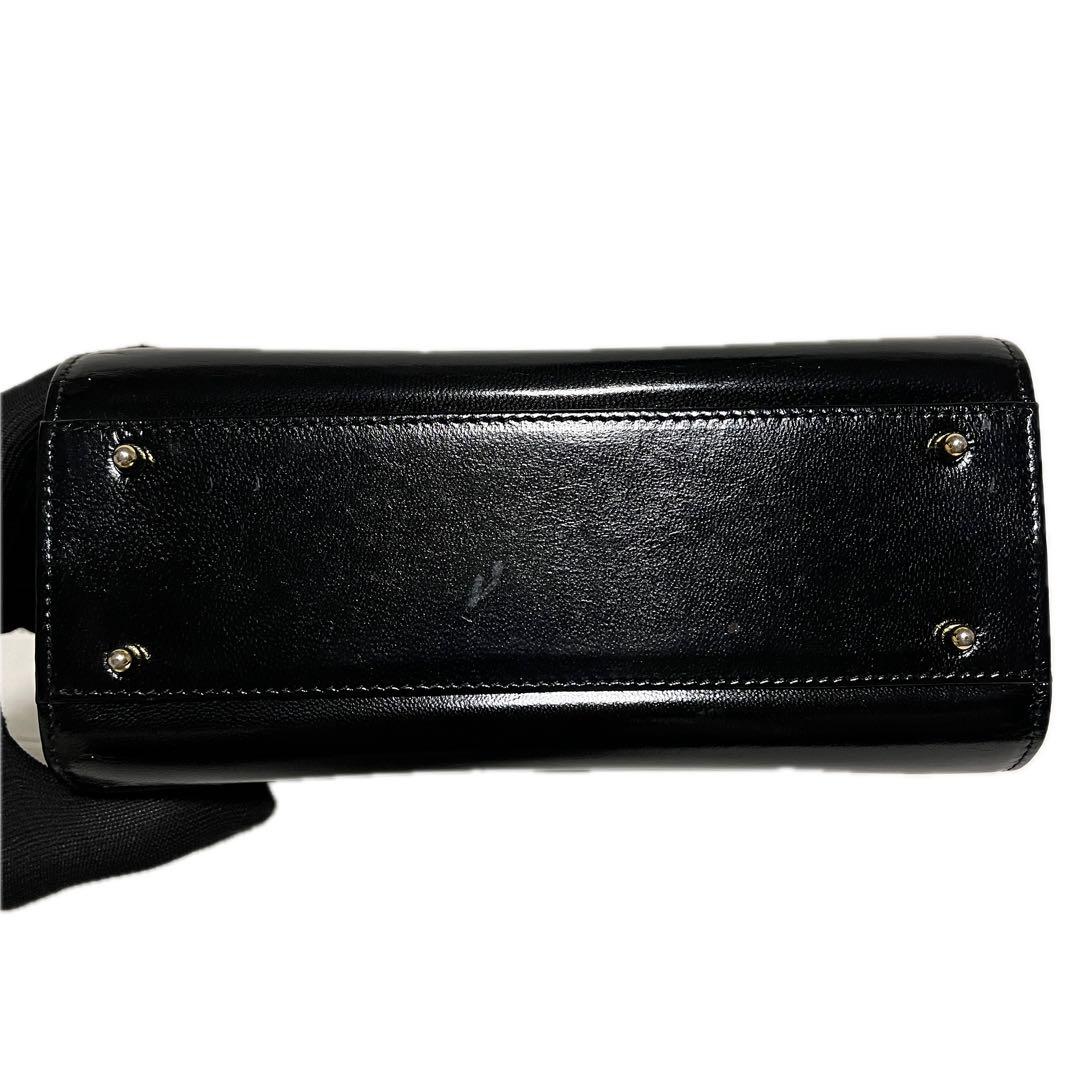 VALENTINO パーティバッグ 冠婚葬祭 合皮 ブラック ゴールド C35