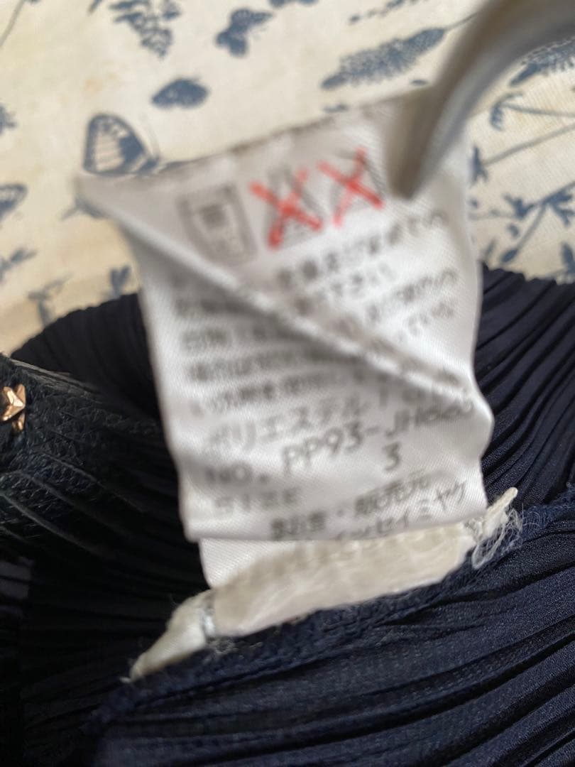 #プリーツプリ-ズ #イッセイミヤケ 濃紺 ノースリーブ チュニック 3