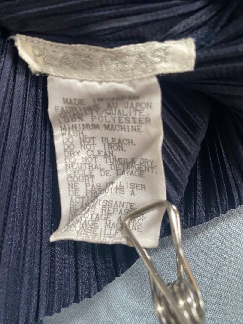 #プリーツプリ-ズ #イッセイミヤケ 濃紺 ノースリーブ チュニック 3