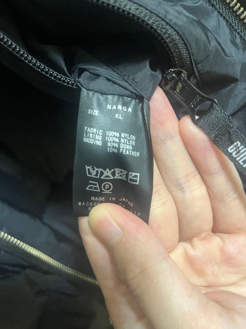 WACKO MARIA ナンガ ダウンジャケット 25FW