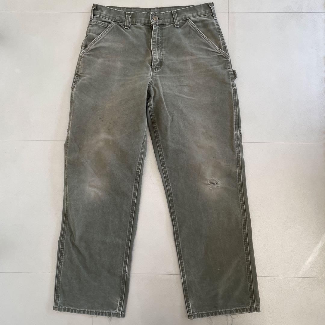 カーハート シングルニー パンツ カーキ mos 32