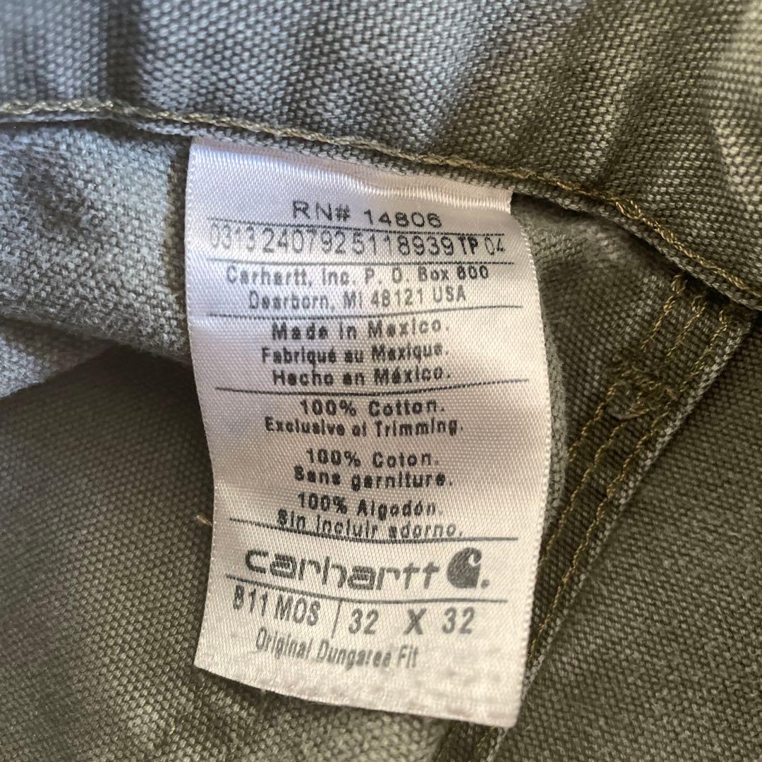 カーハート シングルニー パンツ カーキ mos 32
