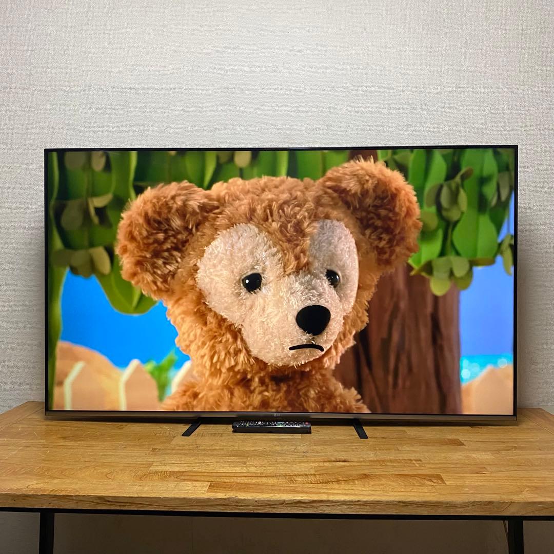 即日受渡❣️全国送料込LG 65V型 4K液晶テレビ ネット動画配信アプリ○