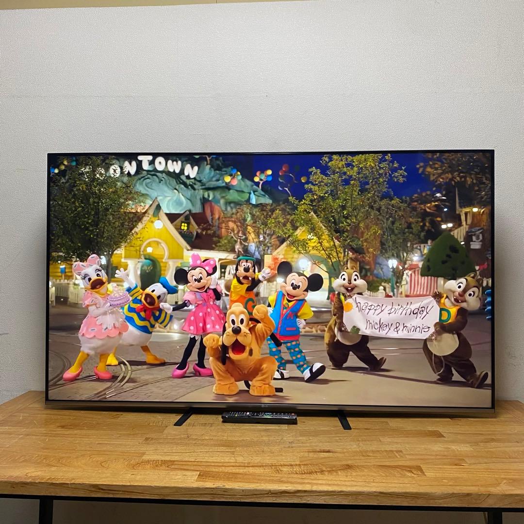 即日受渡❣️全国送料込LG 65V型 4K液晶テレビ ネット動画配信アプリ○