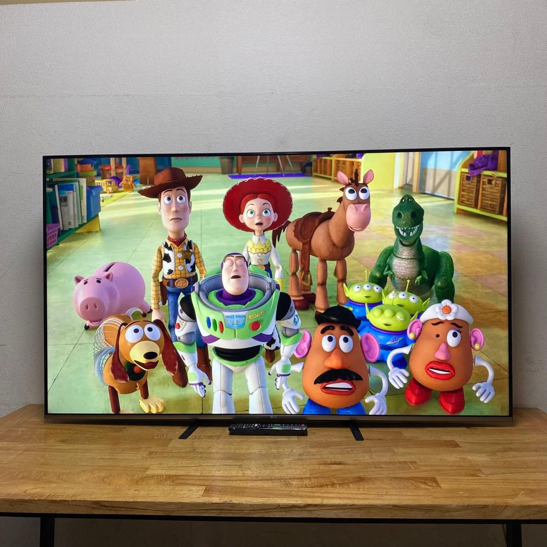 即日受渡❣️全国送料込LG 65V型 4K液晶テレビ ネット動画配信アプリ○