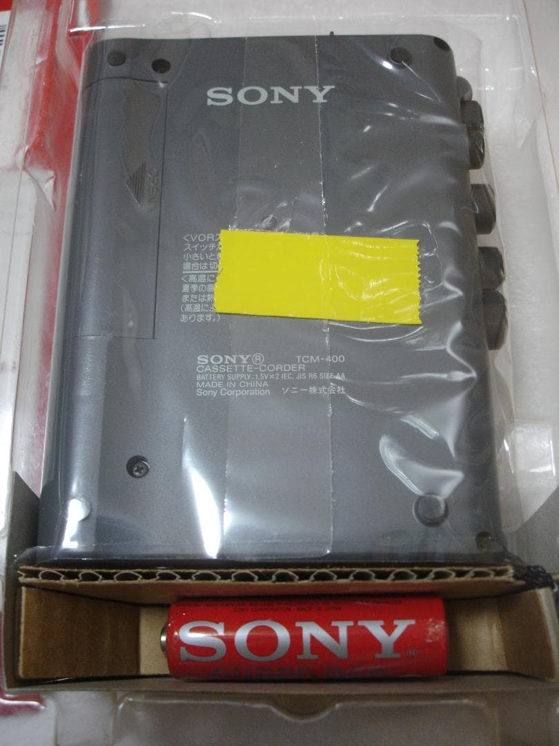 SONY カセットコーダー(カセットテープレコーダー)／TCM-400