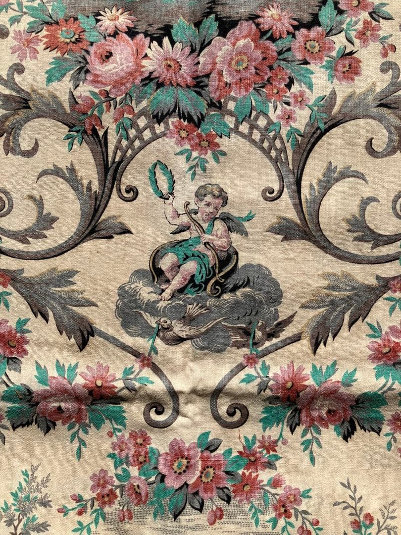 コレクターズアイテム　19世紀NⅢ時代　ルイ16世とマリーアントワネット　大判布