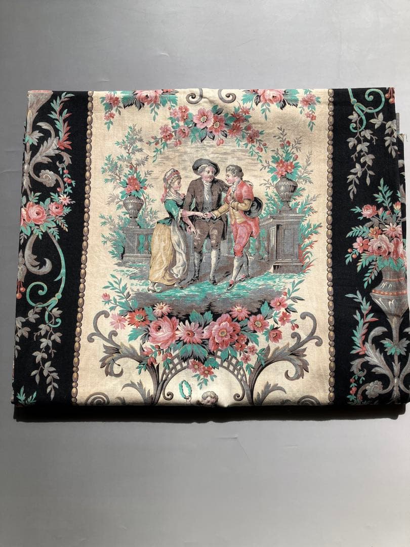 コレクターズアイテム　19世紀NⅢ時代　ルイ16世とマリーアントワネット　大判布