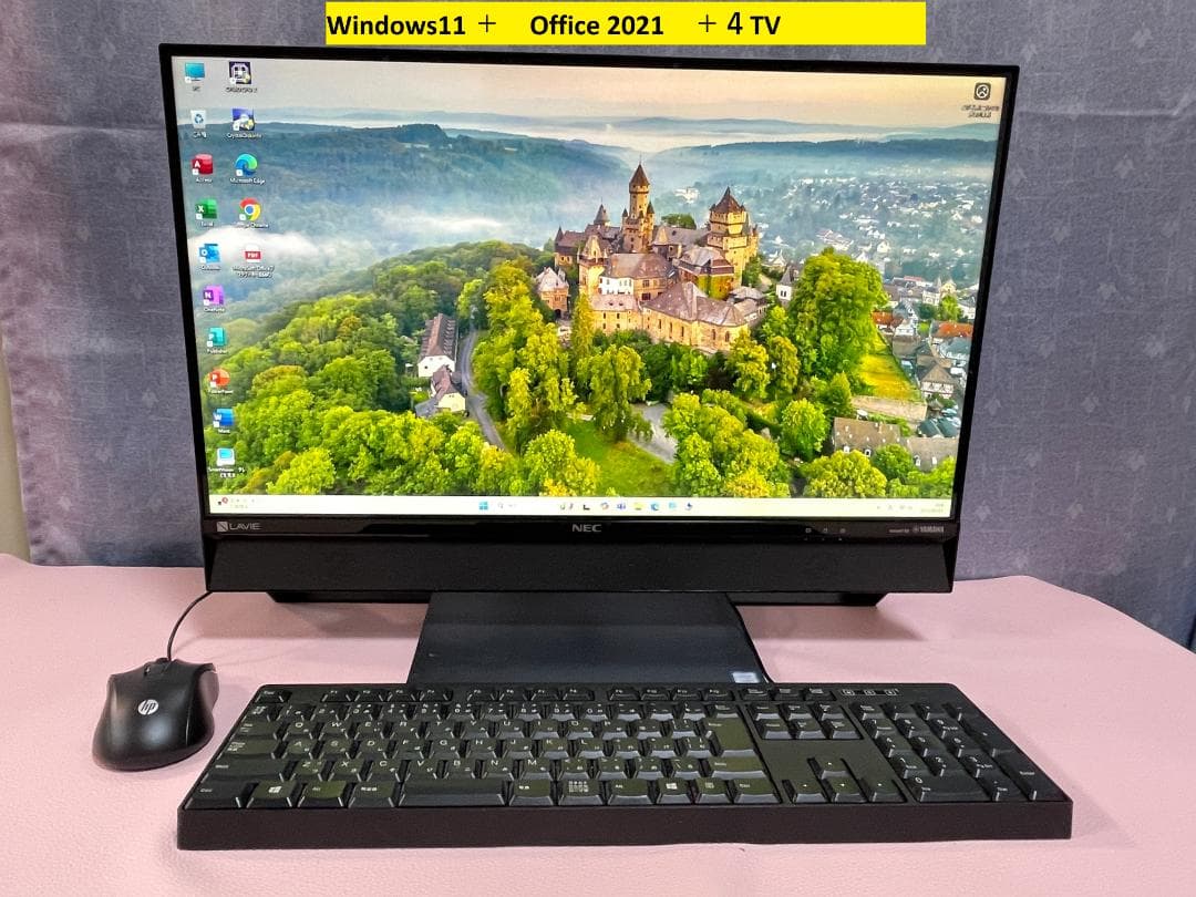 6108★NEC製液晶一体型 PC★Core i7★新品SSD★16GB★4TV