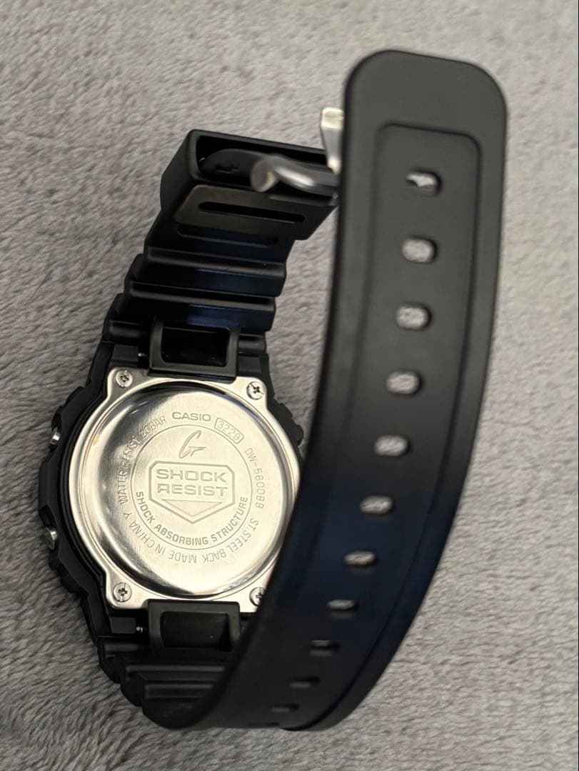 CASIO G-SHOCK DW-5600BB 電池新品交換済み