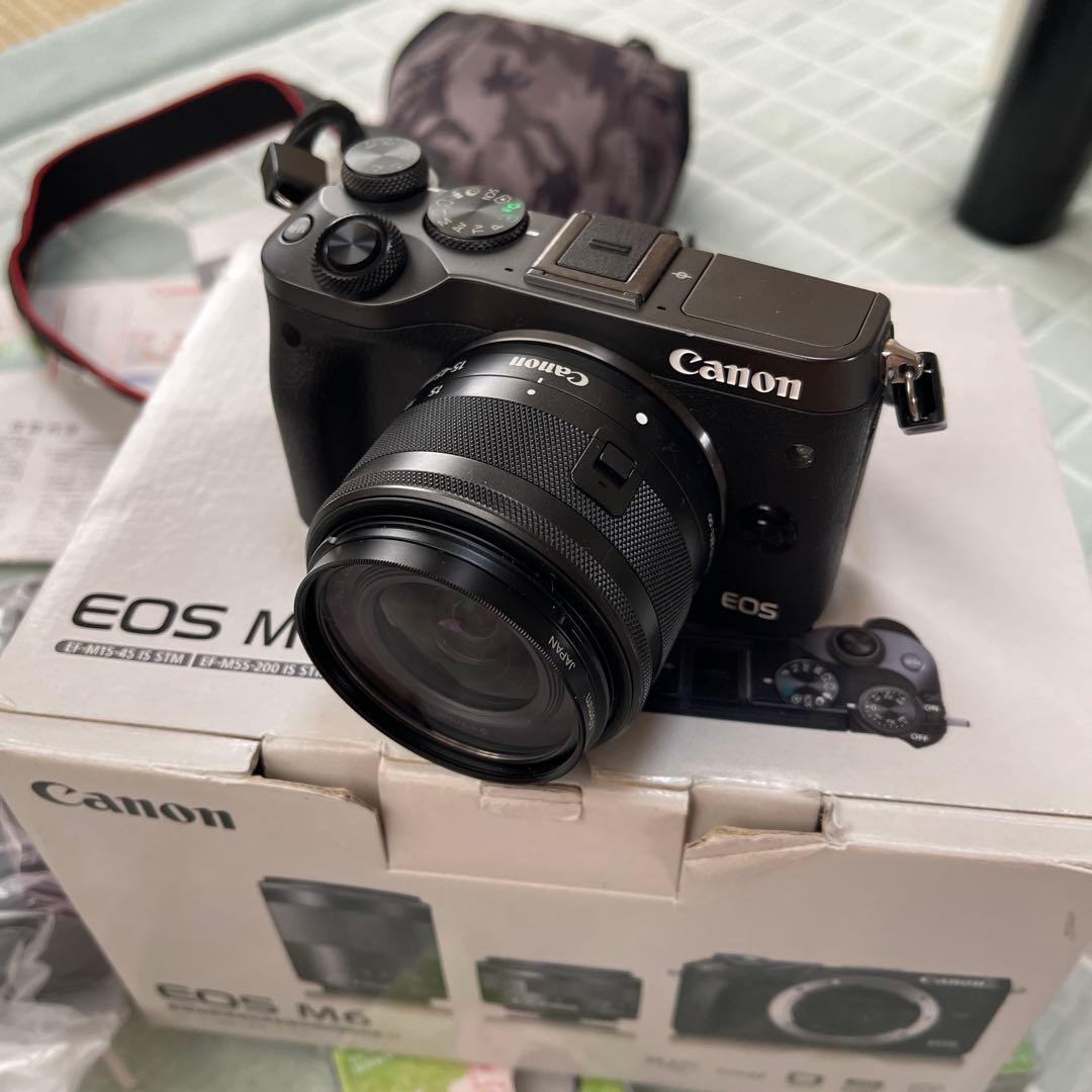Canon EOS M6 ミラーレスカメラ ダブルズームキット