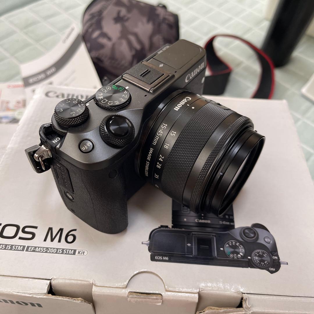 Canon EOS M6 ミラーレスカメラ ダブルズームキット