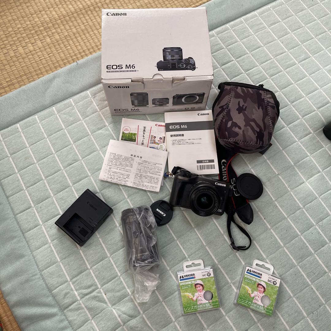 Canon EOS M6 ミラーレスカメラ ダブルズームキット