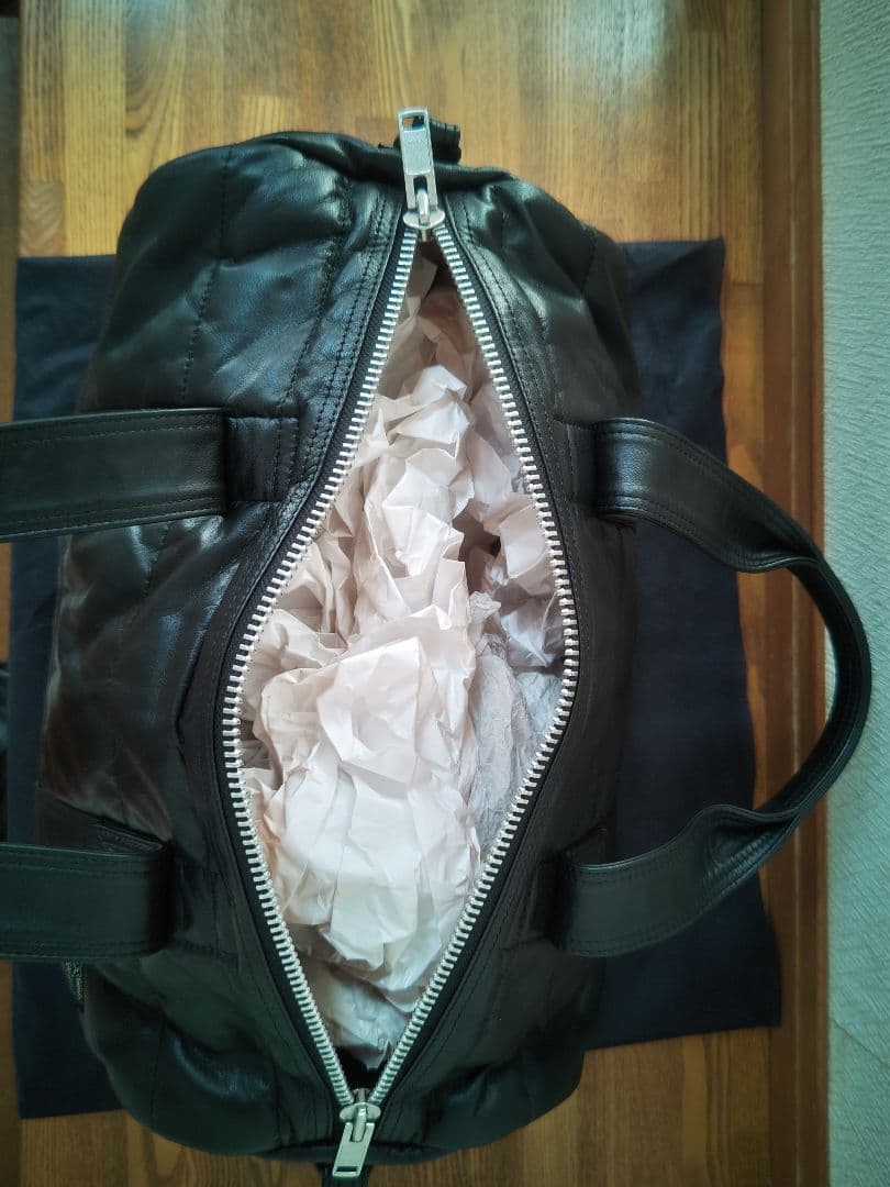 ポーター　タンカーレザーボストン、クラチカヨシダ限定の黒（廃版）