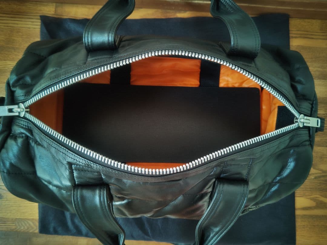 ポーター　タンカーレザーボストン、クラチカヨシダ限定の黒（廃版）