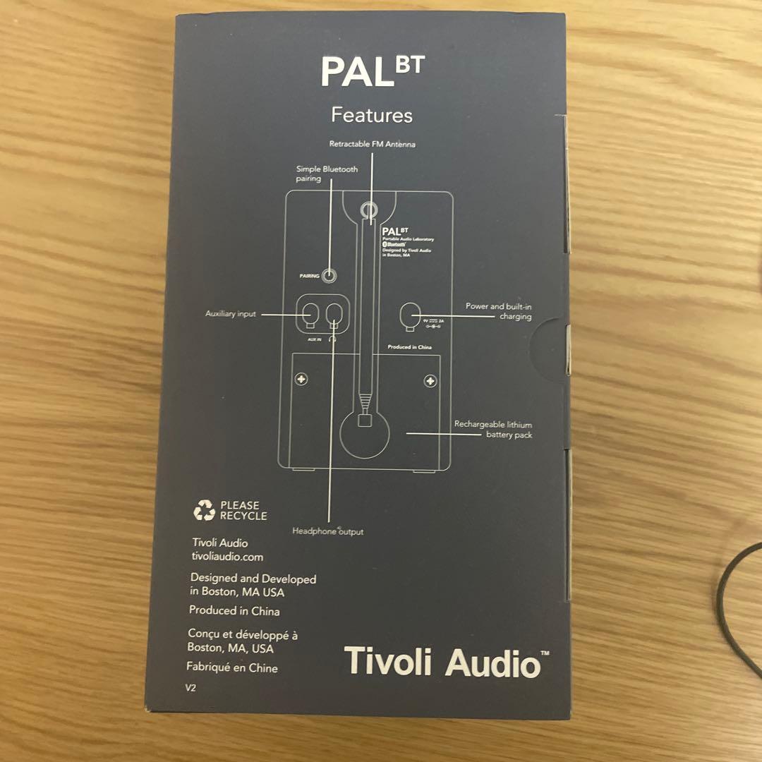 Tivoli Audio PAL BT gen2ブラック