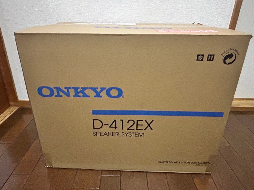 新品・箱付 ONKYO 2Way スピーカー　D-412EX