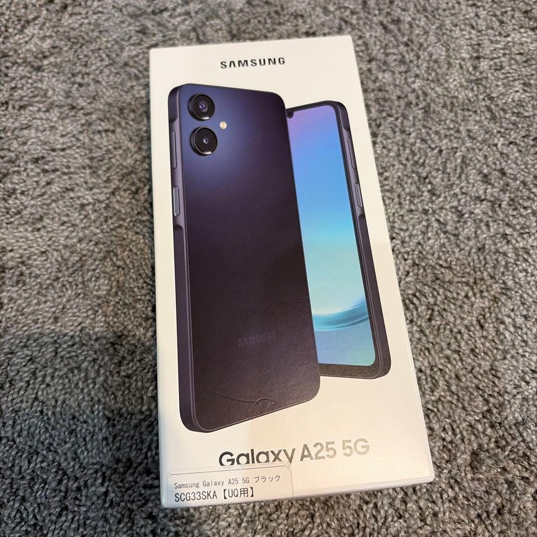 GalaxyA25 5G本体 ブラック