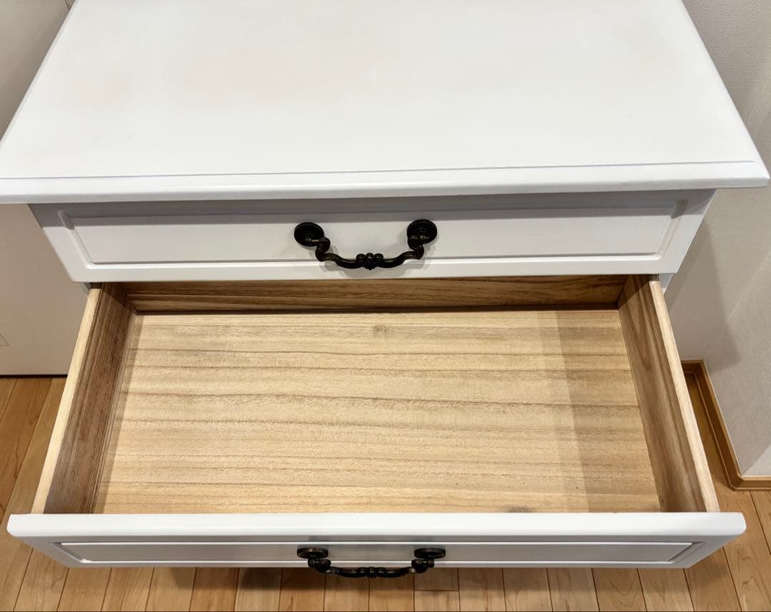 フレンチスタイル☆白家具☆5段チェスト