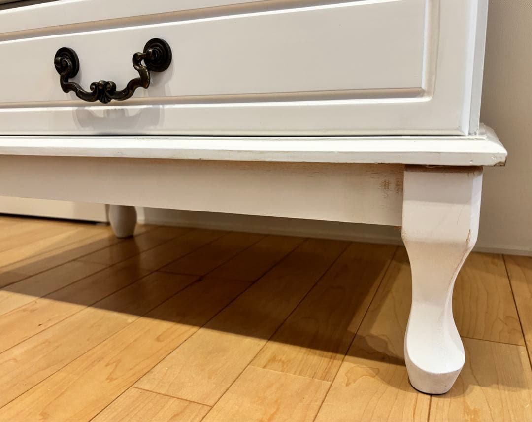 フレンチスタイル☆白家具☆5段チェスト