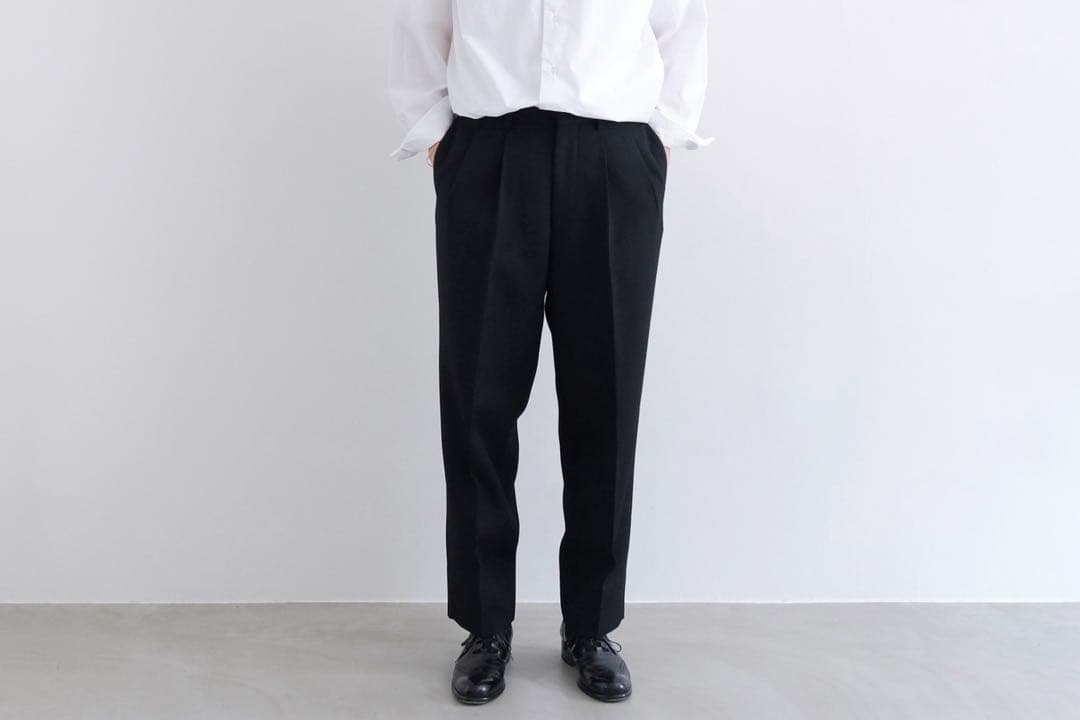 HEUGN e ウールギャバジン BLACK サイズ1