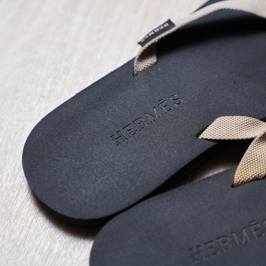 HERMÈS エルメス ビーチサンダル トングサンダル 保存袋付