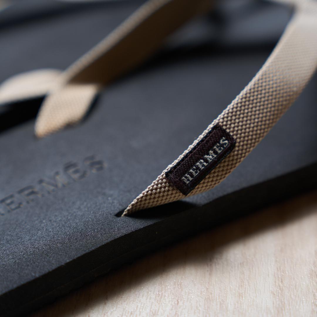 HERMÈS エルメス ビーチサンダル トングサンダル 保存袋付