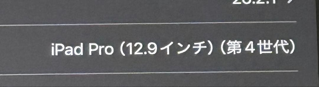 新品同様 iPad Pro 12.9インチ（第4世代） Wi-Fi 128GB