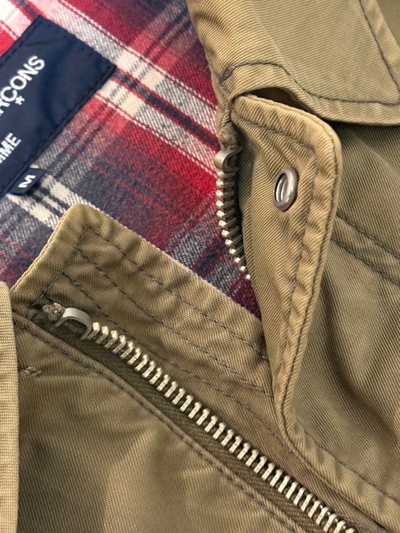 COMME des GARÇONS モッズコート M カーキ