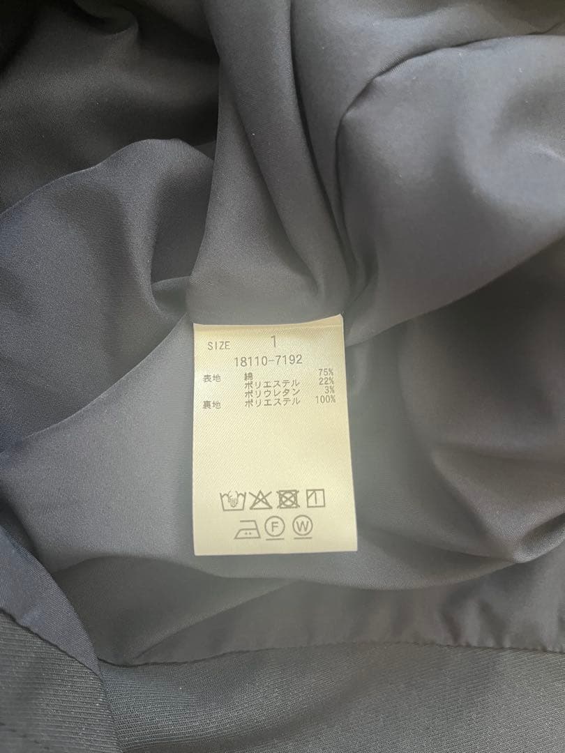 2WAY GATHER BELT PANTS ネイビー