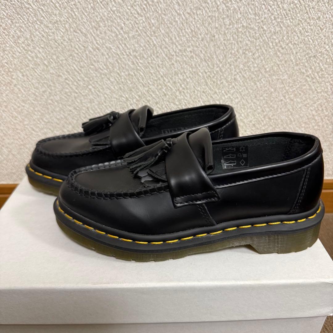 美品✨ドクターマーチン　ADRIAN ブラック　タッセルローファー22cm